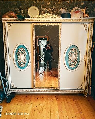 yatag desleri: Klassik üslubda yataq otağı dəsti - Yataq: yumşaq kapitone başlıq — 8