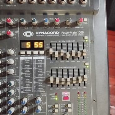yamaha mikşer: Dynacord PowerMate 1000 gücləndirici aktiv pult super veziyyete — 6