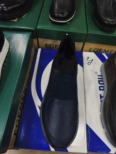 ayaqqabı кожание: Kişi ayaqqabıları – klassik və gündəlik modellər - Material: qara və — 33