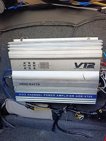 V12 AOK-V705 avtomobil gücləndiricisi - 4/3/2 kanallı güc — 1