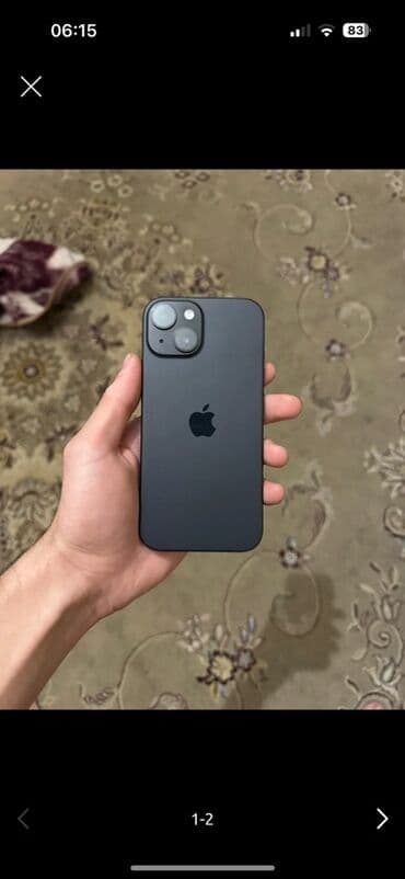 телефон fly 451: IPhone 15, Черный, Face ID — 1