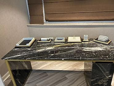 Ofis dolabları: Qalın mərmərdən Ofis masası 200 Azn satılır❗Çox keyfiyyətlidir 1500 — 1