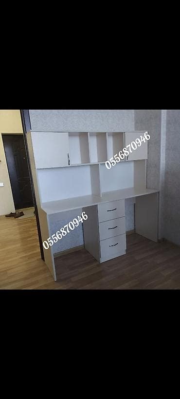 oxu masası: Oğlan və qız üçün, Yeni, 2 təknəfərlik çarpayı, Yazı masası — 2