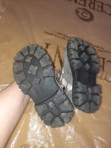 Детская обувь: Цвет - Серый Ботинки, Chicco, Размер: 28, Для мальчиков — 4