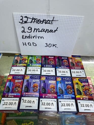 Zaslonkalar: HQD Click Plus və Elfbar Ice King birdəfəlik elektron siqaretlər - — 1