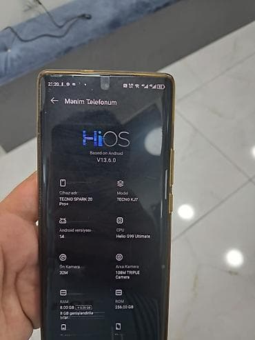 Tecno Spark 20 Pro, 256 GB, Face ID