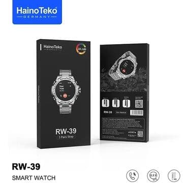hainoteko: Yeni, Smart saat, Sensor ekran, rəng - Qara — 2