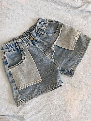 Шорты, Для девочек, 9 - 10 лет, Б/у — 3