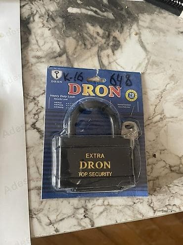 qapi demir: Məhsul: DRON Extra Top Security asma qıfıl - Tip: Heavy Duty Lock – — 1