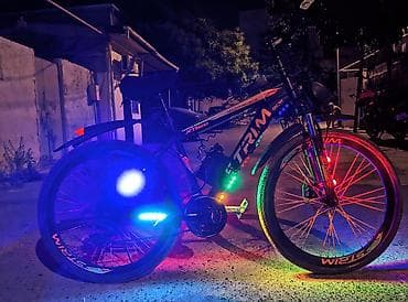 Велосипеды: STRIM X1 9600 dağ velosipedi – gecə sürüşləri üçün tam işıqlandırma — 4