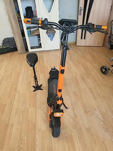 Elektrik skuter – Faster E‑Scooter - Rəng: narıncı/qara — 3