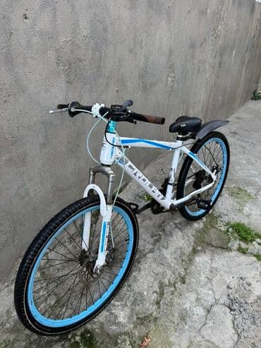 asma mühərrikli velosiped nədir: İşlənmiş Şose velosipedi Crolan, 26", sürətlərin sayı: 30, Ünvandan götürmə — 1