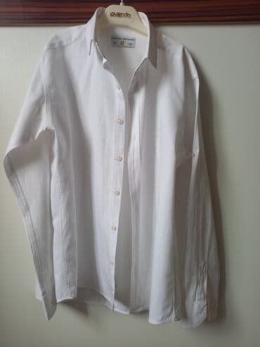 ağ kişi krossovkaları: Köynək, Boss, rəng - Ağ — 2