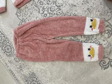 Uşaqlar üçün digər geyimlər: L /M ölü yumşaq pijama dəsti - 2 hissəli: kapüşonlu üst və uzun — 2