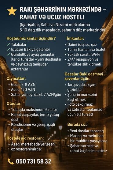 kirayə ev binə: 3 otaqlı, Səbail r. r-nu — 1