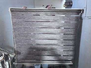 ucuz perde: Zebra jalüz pərdə - Model: Zebra tipli rulon pərdə (ikiqat, işıq — 1