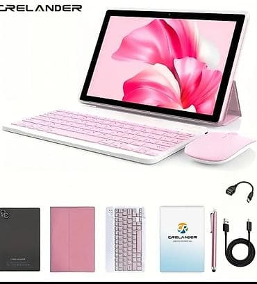Creländer planşet və aksesuarlar dəsti - Planşet: geniş ekranlı, ön
