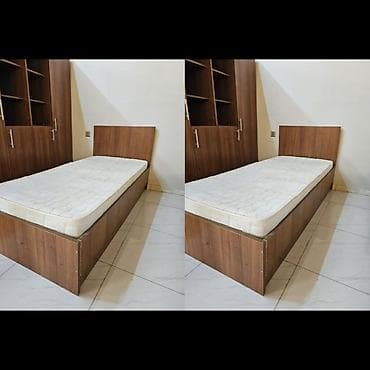 Çarpayılar: Təknəfərlik çarpayı, Bazalı, Matras ilə, Siyirməsiz — 1