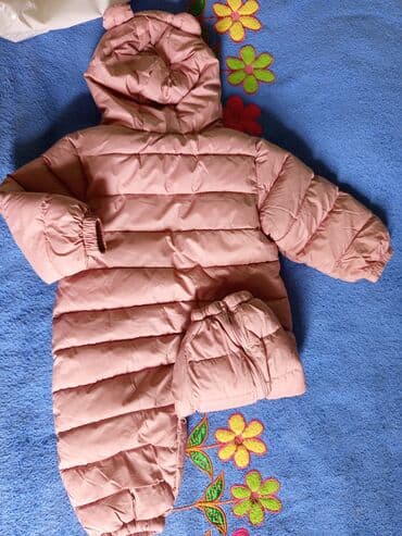 сколько стоит лабубу в баку: Uşaq üçün qış kombinezonu - Rəng: pudra/çəhrayı - Model: qalın, şişmə — 3
