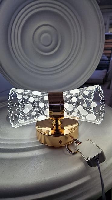 divar ici dus: Müasir LED dekorativ bra-lar (divar lampaları) - Dizaynlar: dalğalı — 5