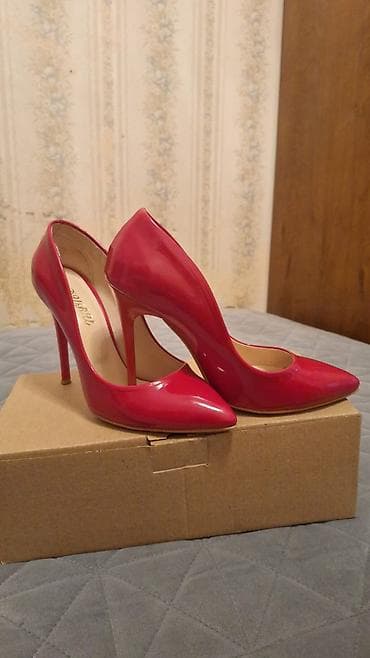Digər ayaqqabılar: Ölçü: 37, rəng - Qırmızı, İşlənmiş — 3
