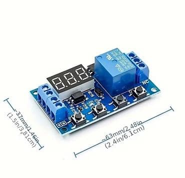 w210 rol: Röleli zamanlama modulu – 12V/5V (mikro-USB girişi ilə) — 3
