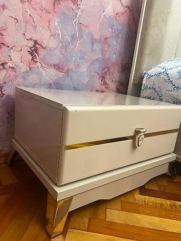 tunba: 2 təknəfərlik çarpayı, 2 tumba, Dolab, Termo, İşlənmiş — 7