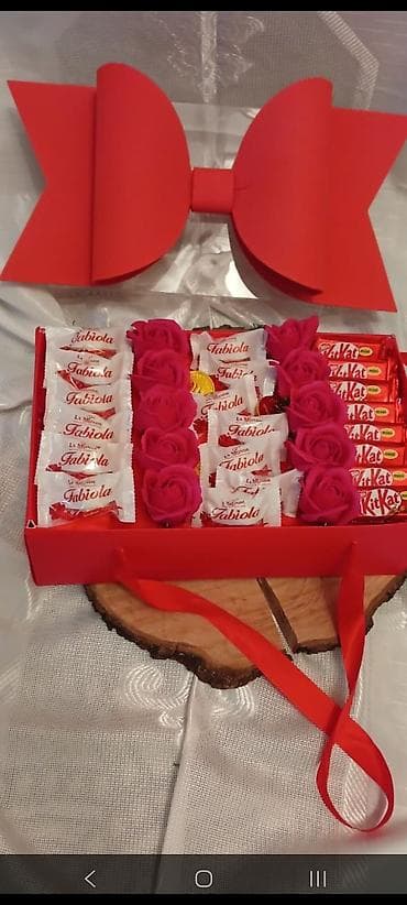 masaustu saatlar: Hədiyyə qutusu, Yeni, rəng - Mavi, Ünvandan götürmə, Ödənişli çatdırılma — 3