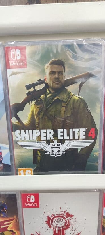 диск: Nintendo switch üçün sniper elite 4 oyun diski. Tam original — 1
