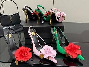 Qadın yüksək daban ayaqqabıları – şıq kolleksiya - Modellər: açıq