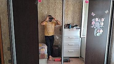 Hündürlük 2m Dərinlik 60 Eni 2m Kupe qapı dolab Sökülü vəziyyətdədir