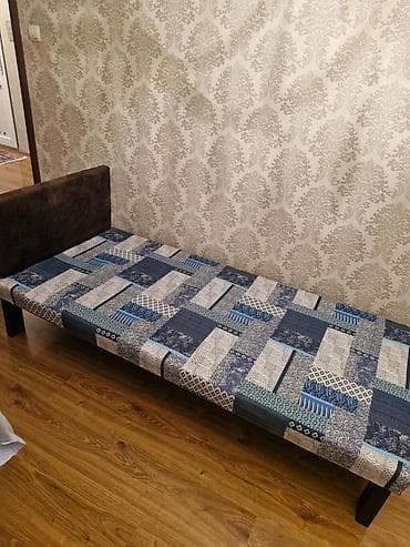 taxt mebel: Tək nəfərlik taxt divan/çarpayı - Ölçü: təxmini 90×190 sm (tək ölçü) — 1