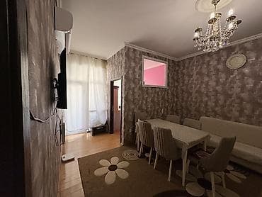 Mənzilin təsviri: - Plan: 2 otağa çevrilmiş (mətbəx-studiya — 6