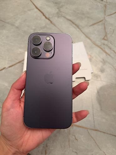 ipad satilir: IPhone 14 Pro, 256 GB, Deep Purple, Simsiz şarj, Face ID — 6