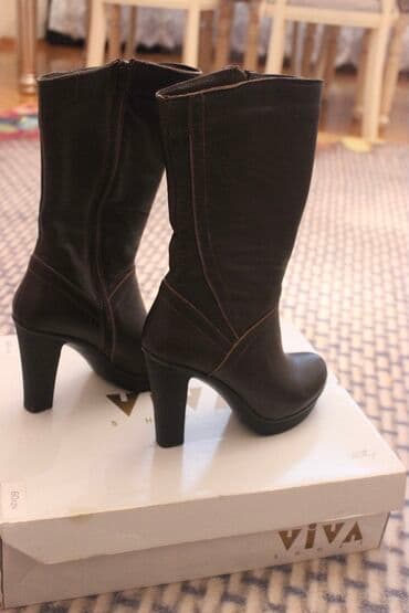 черные мужские сапоги: Размер: 36, цвет - Капучино, Новый — 6