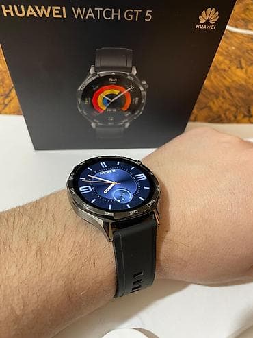 su qaynadan: Smart saat, Huawei, Sensor ekran, rəng - Qara — 1