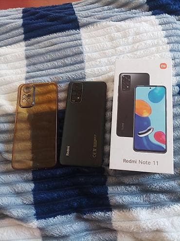 redmi note 11 adapter: Redmi Note 11, 64 GB, rəng - Qara, İki sim kartlı — 4