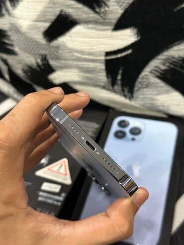 kabelər: IPhone 13 Pro Max, 128 GB, Sierra Blue, Face ID — 5