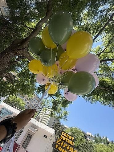 dini hediyyeler: Helium şar buketləri – rəngarəng dekor və hədiyyə üçün hazır dəst - — 1