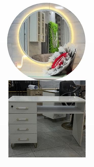 mebellər: Guzgu ve masa birlikde 120 azn satilir‼️unvan sumqayit t2544 sekine E — 1