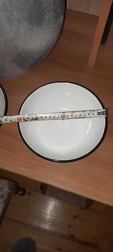 amg qazan: Qazan, rəng - Gümüşü, Çuqun, 30 sm, Rusiya — 8