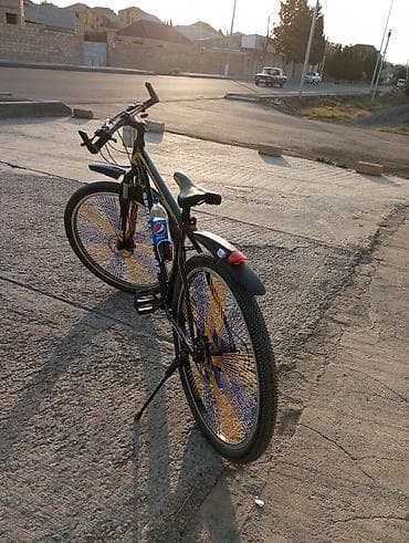 muherrikli velosiped: Yeni Şəhər velosipedi 29", sürətlərin sayı: 7, Ünvandan götürmə — 4
