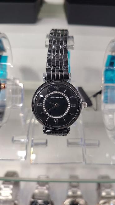 armani canta: Emporio Armani qadın saatları – zərif keramika kolleksiyası • Korpus — 5