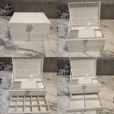 rəsim seti: Bijuteriya və zinət əşyalarınız üçün açarlı organizer.28 maya — 3