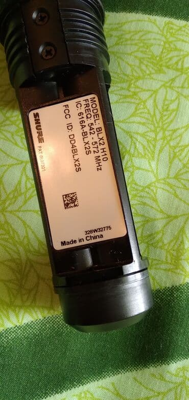 simli alətlər: Orijinal Shure blx distansionniy əla vəziyyətdədi. Orijinal — 6