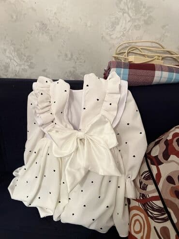 белые детские сарафаны: Детское платье, Праздничное, 5 - 6 лет — 3