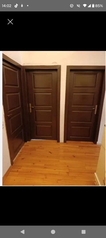 Dekorativ divar panelləri: Daxili qapılar dəsti - Material: ağac əsaslı (tam ağac təsiri) — 1