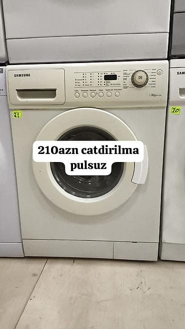 Samsung paltaryuyan maşın – önyükləmə - Yük həcmı: 7 kq - İdarəetmə