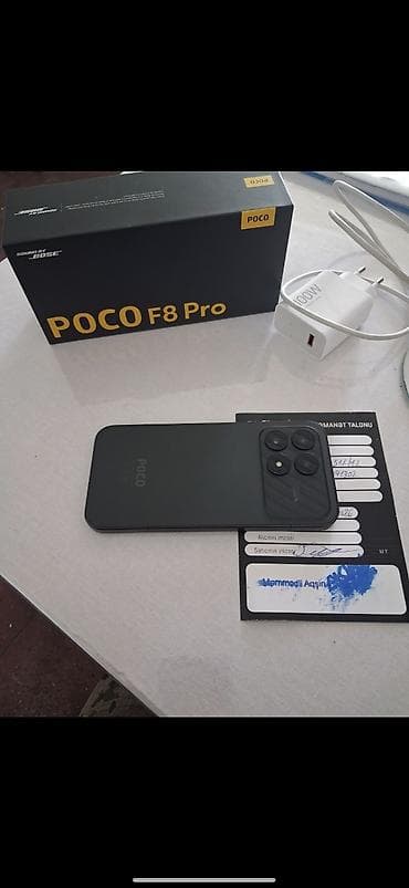 x96 mini android tv box ram rom: Poco F8 Pro, 512 GB, rəng - Qara — 3