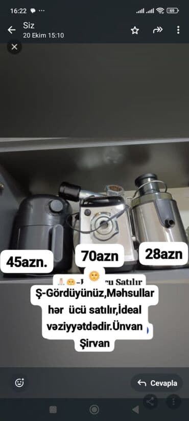 Boşqablar: Ət çəkən maşın Prestige, İşlənmiş — 2